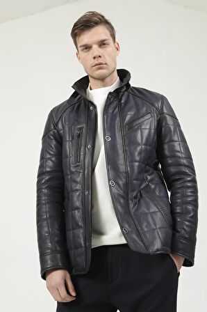 DERİCLUB E2012 JUMBO Gerçek Deri Erkek Kaban