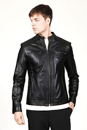 DERİCLUB E1055/A Gerçek Deri Erkek Mont