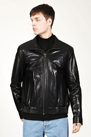 DERİCLUB E-1093 VEJETAL Gerçek Deri Erkek Mont