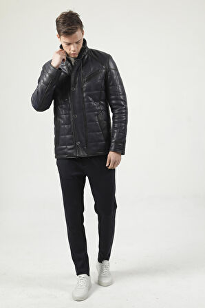 DERİCLUB E2012 JUMBO Gerçek Deri Erkek Kaban