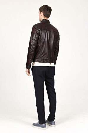 DERİCLUB E1084 Hakiki Deri Erkek Mont