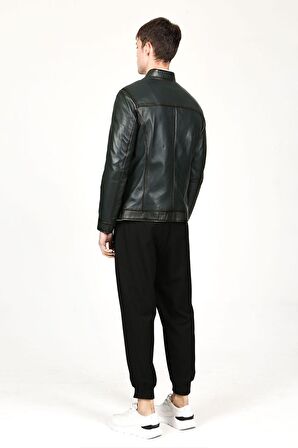 DERİCLUB E178 Gerçek Deri Erkek Mont