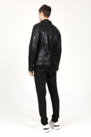 DERİCLUB E2002A Gerçek Deri Erkek Kaban