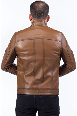 DERİCLUB DASİLVA Gerçek Deri Erkek Mont