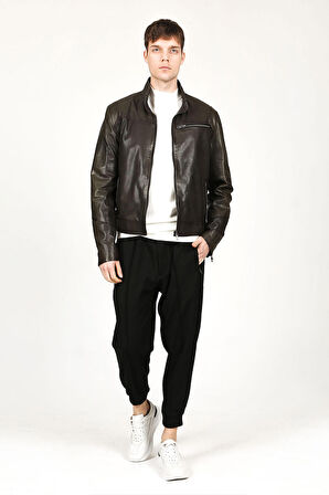 DERİCLUB SDX2026 VEJETAL Gerçek Deri  Erkek Mont