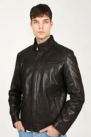 DERİCLUB SDX2024 VEJETAL Gerçek Deri  Erkek Mont