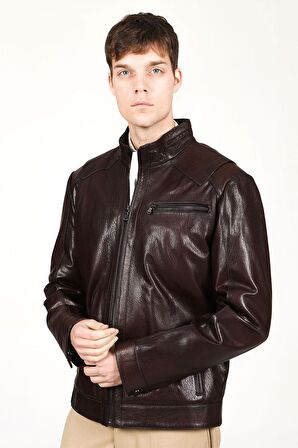 DERİCLUB SDX2021 JUMBO Gerçek Deri  Erkek Mont