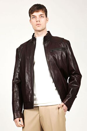 DERİCLUB SDX2021 JUMBO Gerçek Deri  Erkek Mont