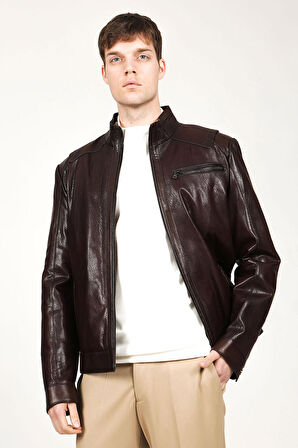 DERİCLUB SDX2021 JUMBO Gerçek Deri  Erkek Mont