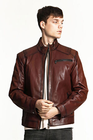 DERİCLUB SDX2021 VEJETAL Gerçek Deri  Erkek Mont