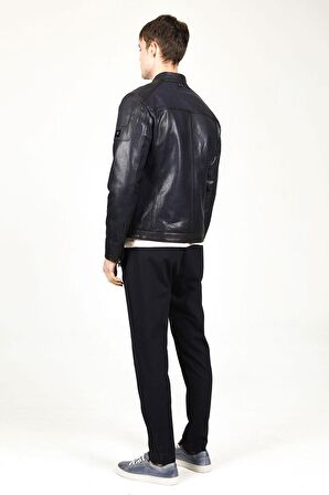 DERİCLUB TOPGUN JUMBO Gerçek Deri Erkek Mont