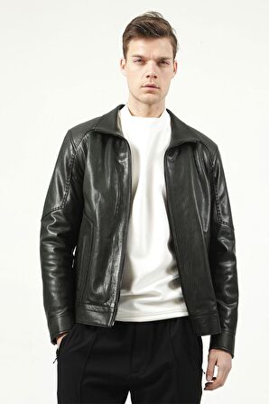 DERİCLUB SDX2 JUMBO  Gerçek Deri  Erkek Mont