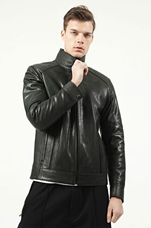 DERİCLUB SDX2 JUMBO  Gerçek Deri  Erkek Mont