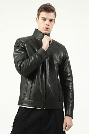 DERİCLUB SDX2 JUMBO  Gerçek Deri  Erkek Mont