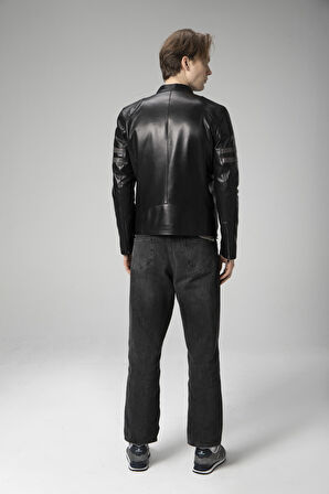 DERİCLUB E2202 Gerçek Deri Erkek Mont