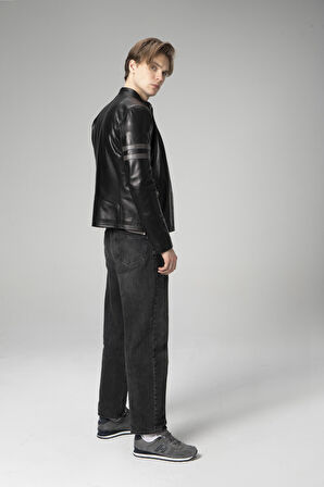 DERİCLUB E2202 Gerçek Deri Erkek Mont