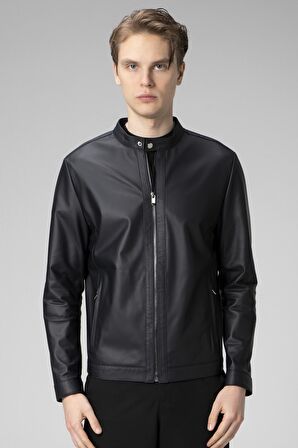 DERİCLUB RONALDO TAFTA Gerçek Deri Erkek Ceket
