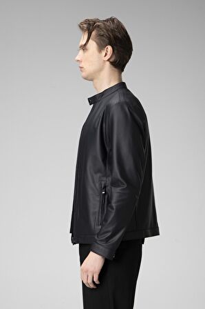 DERİCLUB RONALDO TAFTA Gerçek Deri Erkek Ceket