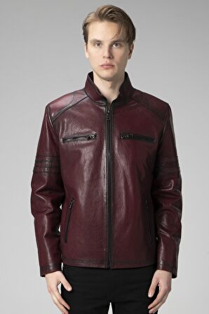 DERİCLUB E2214 JUMBO Gerçek Deri Erkek Mont