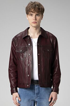 DERİCLUB WM2217 JUMBO Gerçek Deri Erkek Ceket