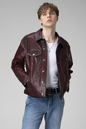 DERİCLUB WM2217 JUMBO Gerçek Deri Erkek Ceket