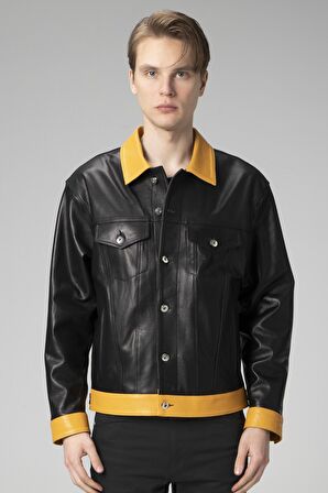 DERİCLUB WM2217 JUMBO Gerçek Deri Erkek Ceket