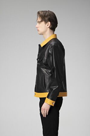 DERİCLUB WM2217 JUMBO Gerçek Deri Erkek Ceket