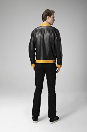 DERİCLUB WM2217 JUMBO Gerçek Deri Erkek Ceket