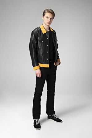 DERİCLUB WM2217 JUMBO Gerçek Deri Erkek Ceket