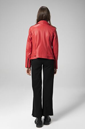 DERİCLUB K2165 JUMBO Gerçek Deri Kadın Mont