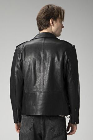 DERİCLUB JOKER JUMBO Gerçek Deri Erkek Mont