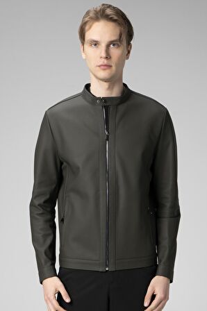 DERİCLUB RONALDO TAFTA Gerçek Deri Erkek Ceket