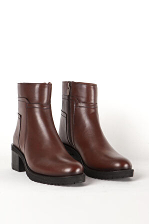 DERİCLUB 06053 Gerçek Deri Kadın Bot