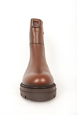 DERİCLUB 66298 Gerçek Deri Kadın Bot