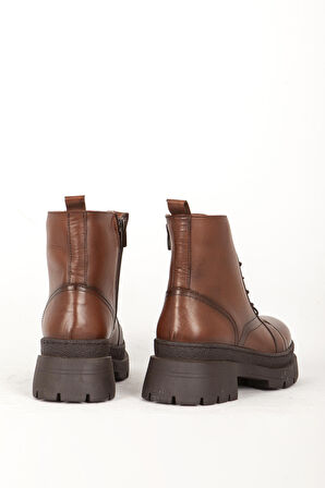 DERİCLUB 66322 Gerçek Deri Kadın Bot