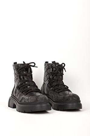 MARCOMEN 18510 Gerçek Nubuk Deri Paraşüt Kumaşlı Erkek Bot