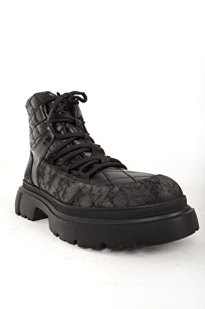 MARCOMEN 18510 Gerçek Nubuk Deri Paraşüt Kumaşlı Erkek Bot