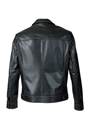 DERİCLUB WM206 Gerçek Deri Erkek Mont