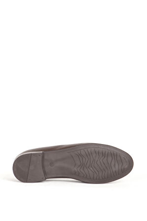 DERİCLUB BR 04037 Gerçek Deri Kadın Loafer KAHVERENGİ