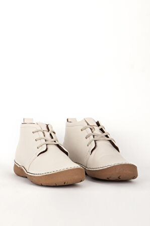 DERİCLUB BR 66187 Gerçek Deri Yarım Bilek Kadın Bot