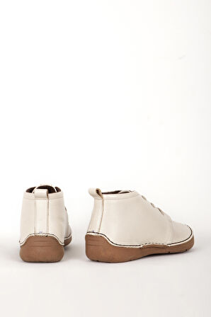 DERİCLUB BR 66187 Gerçek Deri Yarım Bilek Kadın Bot