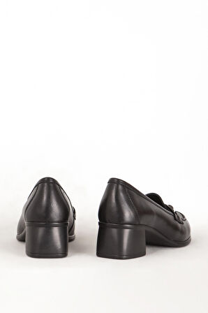 DERİCLUB BR 44259 Gerçek Deri Kadın Topuklu Ayakkabı