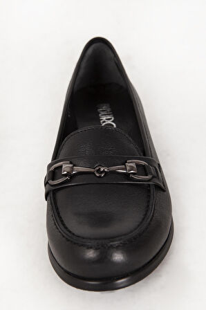 DERİCLUB BR 44259 Gerçek Deri Kadın Topuklu Ayakkabı