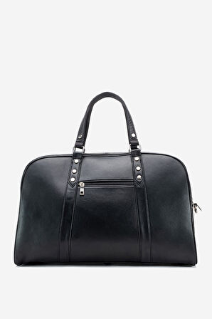 DERİCLUB 2088 Gerçek Deri Unisex El Bavulu SİYAH