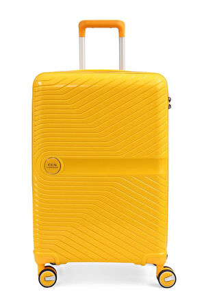 ÇÇS 5239 Polipropilen Büyük Boy Valiz SARI