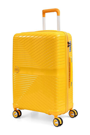 ÇÇS 5239 Polipropilen Büyük Boy Valiz SARI