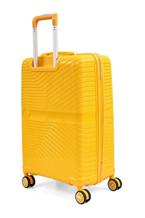 ÇÇS 5239 Polipropilen Büyük Boy Valiz SARI