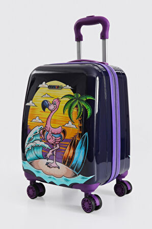 ÇÇS 5258 Flamingo Çocuk Valizi LACİVERT