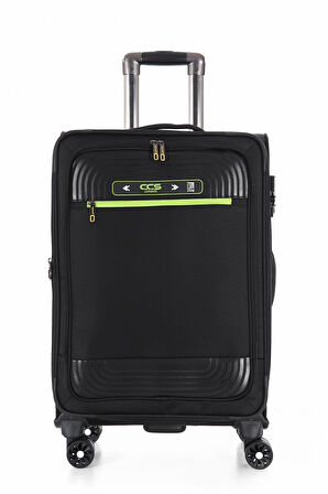 ÇÇS 620 Kumaş Büyük Boy Seyahat Valiz SİYAH