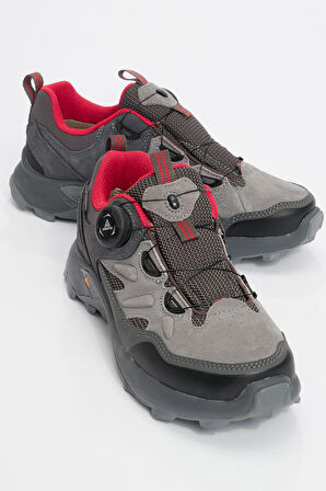 HUMTTO Kadın Sneaker Günlük Ayakkabı Gerçek Deri MC 20369 GRİ